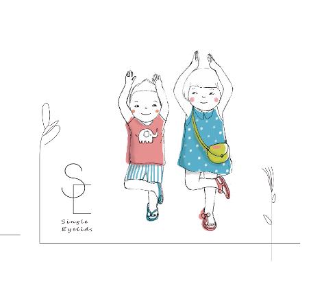 單眼皮姊弟蠟燭｜Single Eyelids Candle